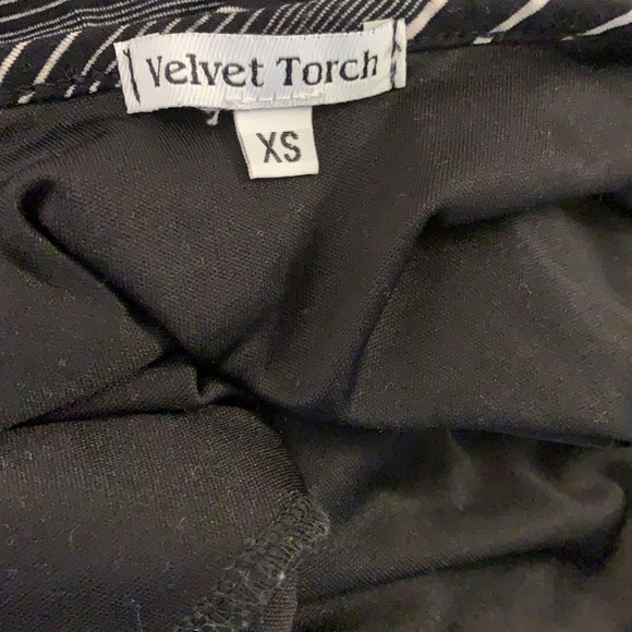 Velvet Torch Low-Back Stripe Dress - Picture 7 of 8